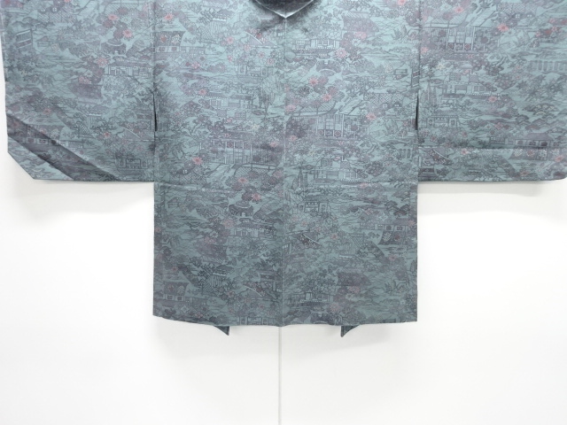 JAPANESE HAORI / UNUSED / CHIRIMEN / HOUSE